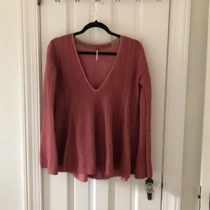 Free People Bell sleeve sweater